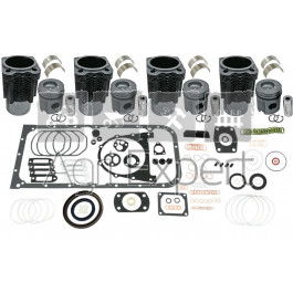 Kit rénovation moteur Deutz F4L913 avec coussinets, pochette de joint complète. DX3.80SC, DX3.90SC, DX3.75VC, DX3.90VC, DX4.30, DX4.31, DX55, DX80, DX92, DX3900, FL913 -4 Cylindres 