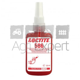 Étanchéité pour filetage LOCTITE 586 - 50ml, Haute résistance, particulièrement adapté aux raccords en cuivre et en laiton. Polymérisation lente. 