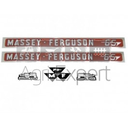 Jeu d'autocollants Massey Ferguson 65 Ferguson system