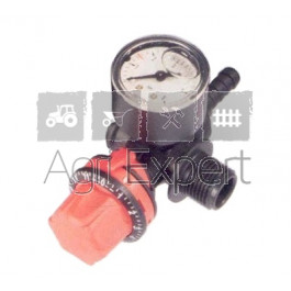 Régulateur de pression ARAG pour pompe électrique 12v raccord 3/8" et 1/2" - retour 13 mm