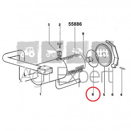 Joint de couvercle du filtre hydraulique tracteur Lamborghini R503, R603, R653, R654, R854 