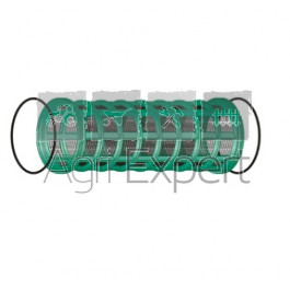Cartouche 38x125mm 100 Mesh vert pour support filtre ARAG série: 322-2, 324-2, 324-3
