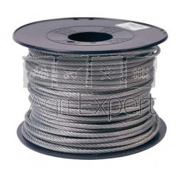 Bobine de 60m de câble galvanisé acier Ø 10 ou de 30 m de câble en Ø 12 mm en 6x19 brins.