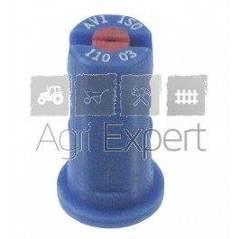 Buse anti-dérive ALBUZ AVI 110° bleu ISO insert céramique buse injection d'air Homologué ZNT.