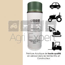 Aérosol peinture ivoire pour jante de tracteur Renault bombe de retouche 400 ml utilisation Agricole, Engins de chantier, Chariot élévateur, Voiture, Moto, Camion ect...
