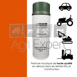 Aérosol peinture orange Atlas bombe de retouche 400 ml utilisation Agricole, Engins de chantier, Chariot élévateur, Voiture, Moto, Camion ect...