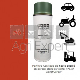 Aérosol peinture Rouge kuhn bombe de retouche 400 ml utilisation Agricole, Engins de chantier, Chariot élévateur, Voiture, Moto, Camion ect...