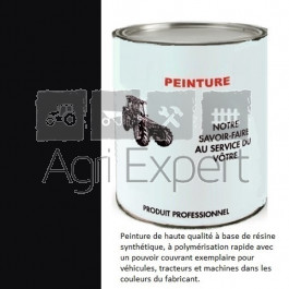 Peinture Noir tracteur Steyr série 9000 application au pistolet à peinture