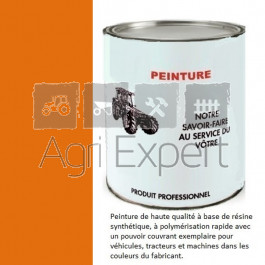 Peinture Orange tracteur Renault R3046, R7012, R7013, R7022, R7023 application au pistolet à peinture