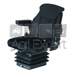 Siège classic 25S tissu suspension pneumatique étroite 12v avec contacteur de sécurité, idéal Viti / Arbo
