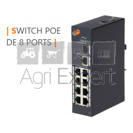 Switch POE de 8 ports Pour dispositif de surveillance Visio Expert 
