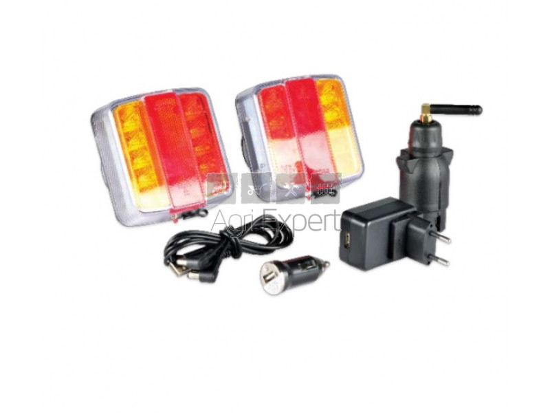 Kit d'éclairage à LED sans fil pour remorque, connexion WIFI, fixation  magnétique, CONNIX S.130977 Led de Sparex ECLA 151000, 1216802, Techni-Power
