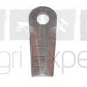 Couteau de faucheuse JF Stoll, Taarup 132 X 50 X 4 alésage 20,5 x 23 mm forme tuile 