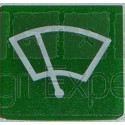 Symbole essuie-glace pour interrupteur a bascule COBO Mercédès Benz Unimog, MB-Trac, Case IH, Fendt, Renault, Massey-Ferguson, Deutz-fahr...