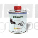 Diluant base résine synthétique pour peinture pot 1 litre, peut être utilisé pour le nettoyage.