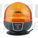 Gyrophare LED sans fil rechargeable, fixation magnétique livré avec chargeur. homologué ECE Reg 65, EMC/ECE Reg 10 