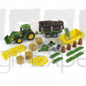 Kit de tracteur à monter modèle John Deere avec chargeur et remorque jouet KLEIN 3907