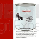 Peinture Rouge tracteur Steyr série 9000 application au pistolet à peinture