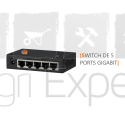 Switch de 5 ports GIGABIT Visio Expert 