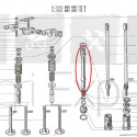 Tube de culbuteur moteur MWM AKD112, AKD112D, AKD112E, AKD112Z, D322, D322-2, D322-3, pièces d'occasion tracteur Renault