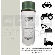 Aérosol peinture Gris clair Claas bombe de retouche 400 ml utilisation Agricole, Engins de chantier, Chariot élévateur, Voiture, Moto, Camion ...