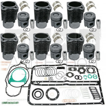 Kit rénovation moteur Deutz F6L913 avec coussinets, pochette de joint complète. FL913, 02929973, 02931405, 02137750