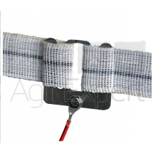 Câble de branchement et jonction Inox pour clôture RUBAN jusqu'à 40 mm 