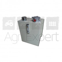 Réservoir 40 litres avec filtre retour 65 l/min 2x1"1/4 BSP, débit maxi recommandé 65 l/min