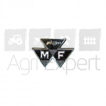 Emblème frontal triangle MF tracteur Massey-Ferguson 35, 35X, 37, 42, 835