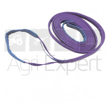Elingue violette double boucle longueur 2 mètres, largeur 35 mm, 1T