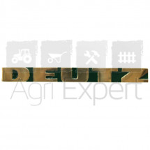 Emblème DEUTZ pour capot tracteur Deutz-Fahr D15, D25, D30, D40, D50, D2505 D3005 D4005 D5005 D5505 D6005 D8005, D9008