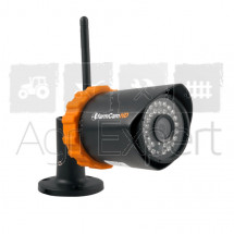 Kit caméra de surveillance supplémentaire sans fil, Farmcam Luda HD, avec antenne longue portée avec support mural et vis.