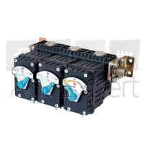 Groupe distributeur électrique 2 voies avec vanne régulatrice électrique pression maxi 50 Bars 150 L/min Bertolini.