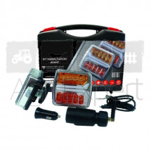 Kit d'éclairage de remorque sans fil avec aimant 12 volts et 7 broches, avec éclaire-plaque, feux de position, feux de stop et clignotants. Wifi