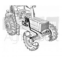 Kit direction hydrostatique tracteur Same Centauro 55, Centauro 60, Centauro 70 Export, Leone 70, Leone 75, 4RM