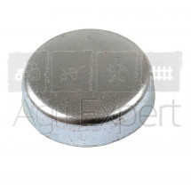 Pastille de dessablage à rebord diamètre 35.4 mm en acier DIN 443