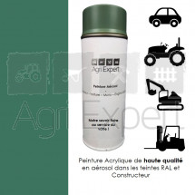 Aérosol peinture Vert Kemper bombe de retouche 400 ml, teinte spécifique pour machines agricole, tracteur Agricole, Engins de chantier etc...  