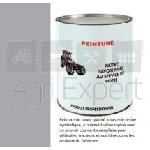 Peinture Argenté jante tracteur agricole Landini application au pistolet à peinture