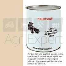 Peinture Ivoire clair jante tracteur Fiat application au pistolet à peinture