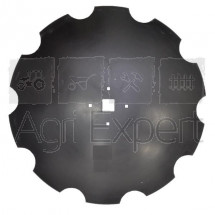 Disque bombé crénelé diamètre 610x6 carré 41-4trous D13 Razol