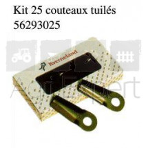 Kit de 25 couteaux Taarup 127X50X4 D20/23 tuile