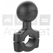 Support avec boules de 25,4 mm pour fixation sur tube diamètre 19,05 - 25,4 mm "RAM MOUNTS" RAM-408-75-1U