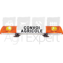 Rampe de signalisation "Convoi Agricole" magnétique 755mm SIRENA
