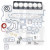 Pochette de joints moteur Fiat Iveco 8065.05, 8065.25 tracteur Fiat Agri 100-90, 110-90, 115-90, 130-90, 140-90, F100, F110, F115, F120
