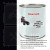 Peinture anti-rouille Noir application au pistolet à peinture Pot d'antirouille 1 litres Wilckens