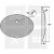 Disque bombé lisse diamètre 560x4.5 mm trou rond D62.5 mm avec ergot NIAUX