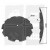 Disque bombé crénelé diamètre 560x6 carré 41 mm Bellota