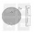 Disque bombé lisse diamètre 610X6 carré 41+4 trous D13 mm montage Razol