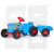 Tracteur Rolly Toys Classic Trac, bleu 
